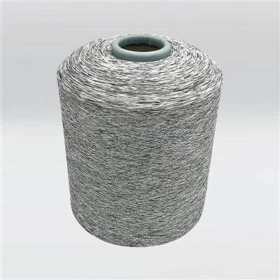 White and Black Polyester Yarn